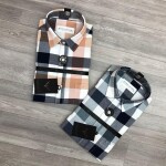 Black Letter Checked Shirt