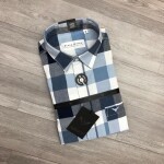 Black Letter Checked Shirt