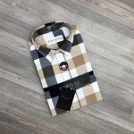 Black Letter Checked Shirt