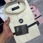 Logoff Chinese Coller linen Shirt