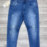 WOOD MACHINE TONE ANKLE FIT JEANS