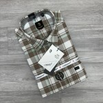 logoff dobby cotton oxford full sleeve shirt