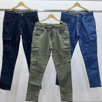 carbon plus cargo premium jeans pant