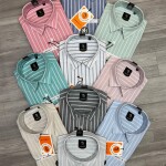 logoff yarn dyed cotton oxford shirt