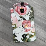 logoff imported satin digital print shirt