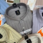 logoff linen stripes shirt