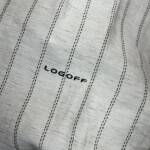 logoff linen stripes shirt