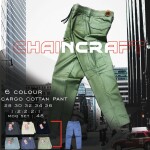 chain craft cotton cargo pant