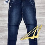 black letter jeans pant