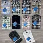 logoff cotton oxford checks shirt