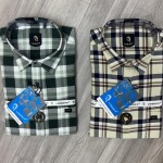 logoff cotton oxford checks shirt