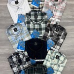 logoff cotton oxford checks shirt