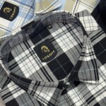 logoff cotton oxford checks shirt