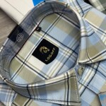 logoff cotton oxford checks shirt