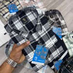 logoff cotton oxford checks shirt