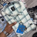 logoff cotton oxford checks shirt