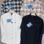 logoff cotton oxford checks shirt