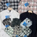 logoff cotton oxford checks shirt