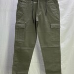 wood machine cargo cotton pant