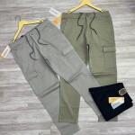 wood machine cargo cotton pant