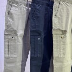 wood machine cargo cotton pant