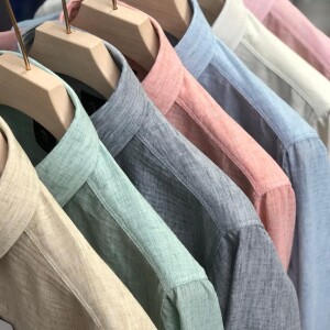 logoff linen shirt