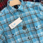 logoff double pocket cotton shirt