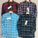 logoff double pocket cotton shirt