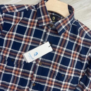 logoff double pocket cotton shirt