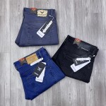 black letter jeans pant