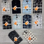 logoff cotton oxford checks shirt