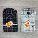 logoff cotton oxford checks shirt