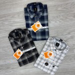 logoff cotton oxford checks shirt