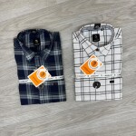 logoff cotton oxford checks shirt