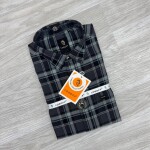 logoff cotton oxford checks shirt