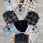 logoff cotton oxford checks shirt