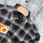 logoff cotton oxford checks shirt