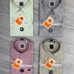 Logoff Half Sleeve linen Shirt