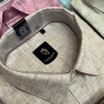 Logoff Half Sleeve linen Shirt