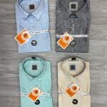 Logoff Half Sleeve linen Shirt