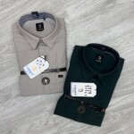 logoff cotton linen dobby shirt