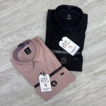 logoff cotton linen dobby shirt