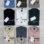 logoff cotton linen dobby shirt