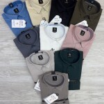 logoff cotton linen dobby shirt