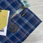 LOGOFF COTTON TWILL CHECKS SHIRT