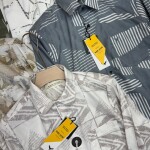 Black Letter Printed Shirt