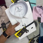 logoff cotton oxford shirt