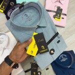 logoff cotton oxford shirt
