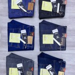 black letter jeans pant