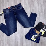 black letter jeans pant